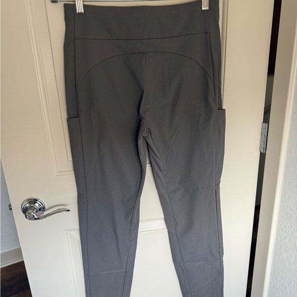 Athleta Headlands Hybrid Tight, Flagstone Grey Size 8 - Picture 4 of 7